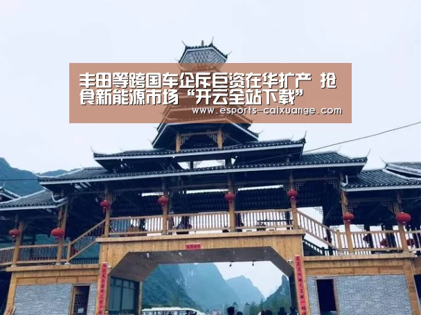 丰田等跨国车企斥巨资在华扩产 抢食新能源市场“开云全站下载”(图2) 开云全站下载