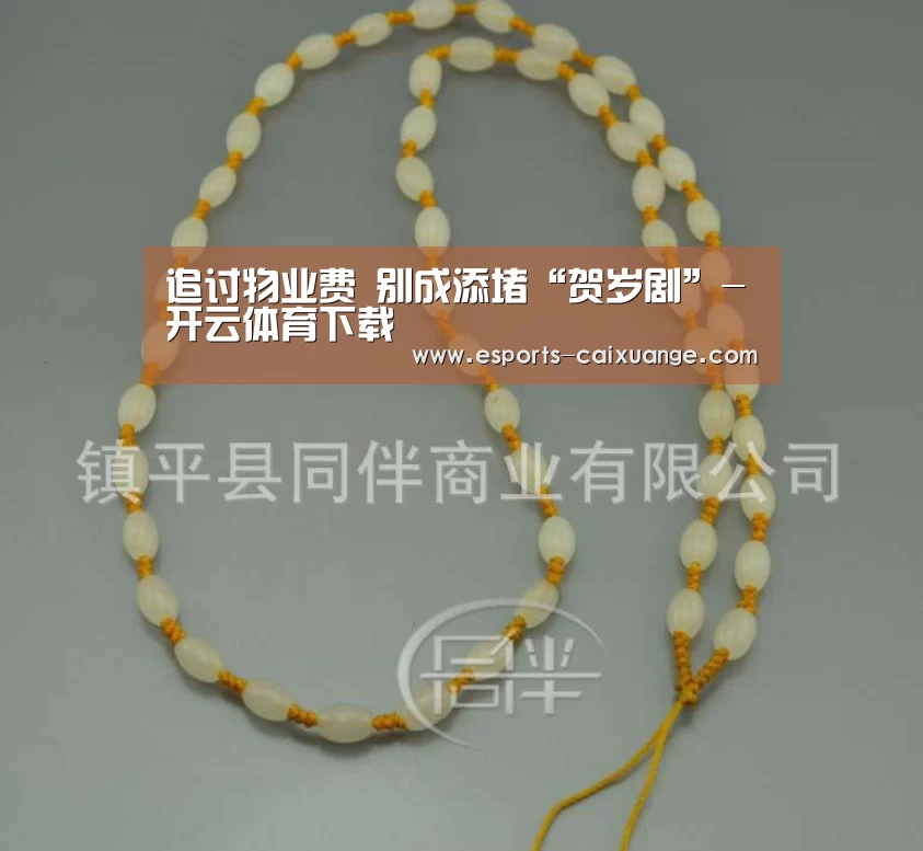 追讨物业费 别成添堵“贺岁剧”-开云体育下载(图1) 开云移动端