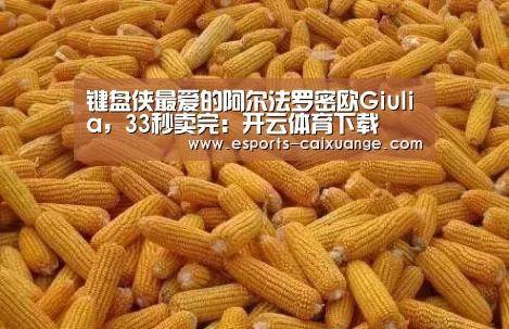 键盘侠最爱的阿尔法罗密欧Giulia,33秒卖完:开云体育下载(图3) 开云全站下载